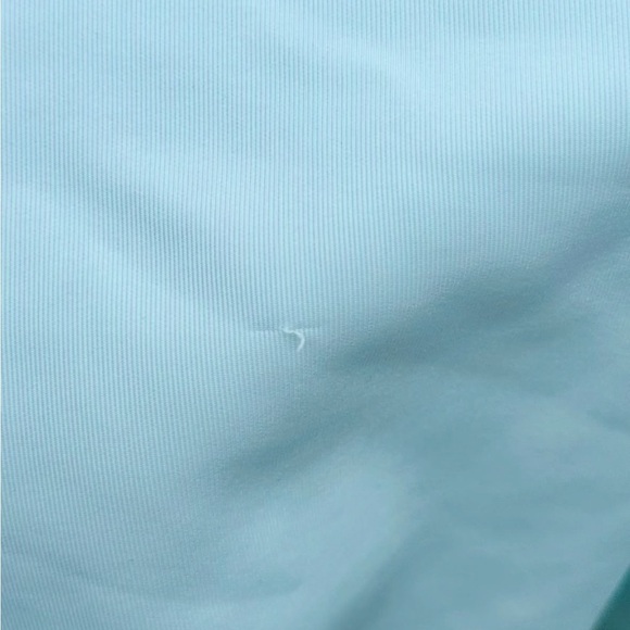 Light Blue Adidas Embroidered Slightly Cropped Tee Shirt - Picture 2 of 2